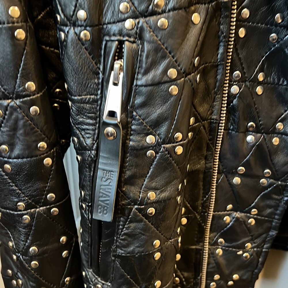 Coolest, Studded , Leather Jacket - image 3